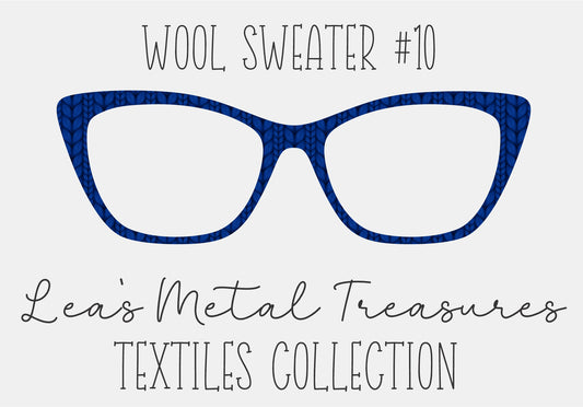 Wool Sweater #10 Eyewear Frame Toppers COMES WITH MAGNETS