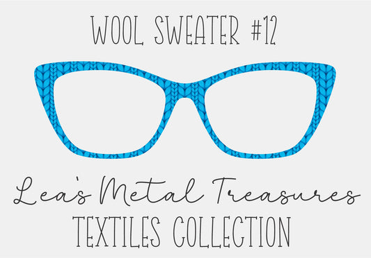 Wool Sweater #12 Eyewear Frame Toppers COMES WITH MAGNETS