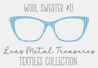 Wool Sweater #13 Eyewear Frame Toppers COMES WITH MAGNETS