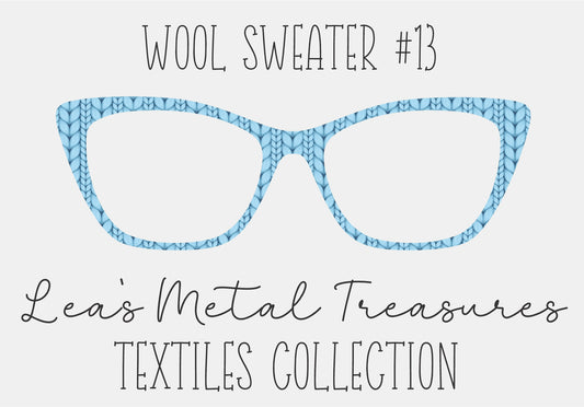 Wool Sweater #13 Eyewear Frame Toppers COMES WITH MAGNETS