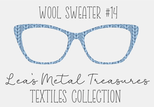 Wool Sweater #14 Eyewear Frame Toppers COMES WITH MAGNETS