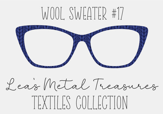 Wool Sweater #17 Eyewear Frame Toppers COMES WITH MAGNETS