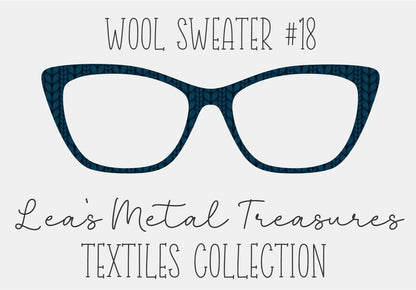 Wool Sweater #18 Eyewear Frame Toppers COMES WITH MAGNETS