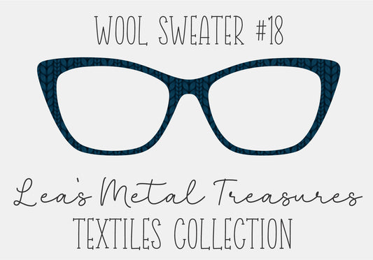 Wool Sweater #18 Eyewear Frame Toppers COMES WITH MAGNETS