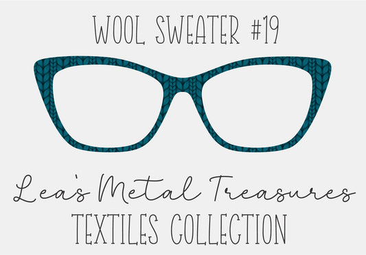 Wool Sweater #19 Eyewear Frame Toppers COMES WITH MAGNETS