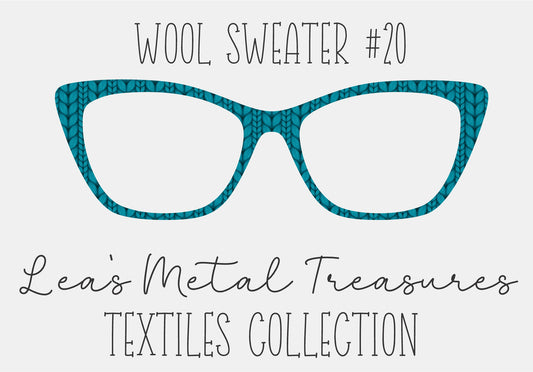 Wool Sweater #20 Eyewear Frame Toppers COMES WITH MAGNETS