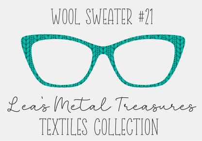 Wool Sweater #21 Eyewear Frame Toppers COMES WITH MAGNETS