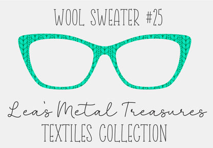 Wool Sweater #25 Eyewear Frame Toppers COMES WITH MAGNETS