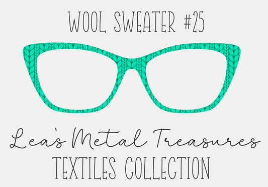 Wool Sweater #25 Eyewear Frame Toppers COMES WITH MAGNETS