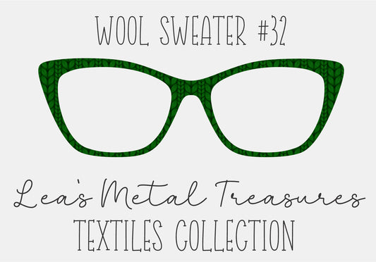 Wool Sweater #32 Eyewear Frame Toppers COMES WITH MAGNETS