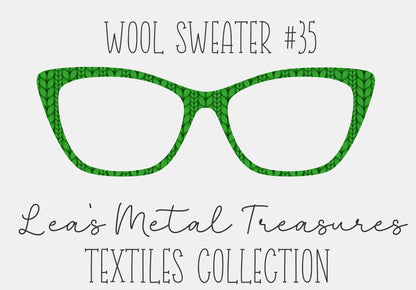 Wool Sweater #35 Eyewear Frame Toppers COMES WITH MAGNETS