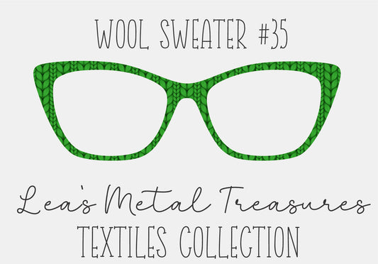 Wool Sweater #35 Eyewear Frame Toppers COMES WITH MAGNETS