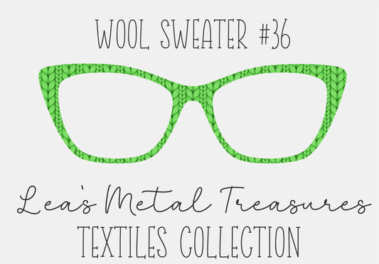 Wool Sweater #36 Eyewear Frame Toppers COMES WITH MAGNETS