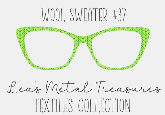 Wool Sweater #37 Eyewear Frame Toppers COMES WITH MAGNETS