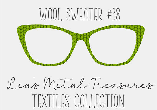 Wool Sweater #38 Eyewear Frame Toppers COMES WITH MAGNETS