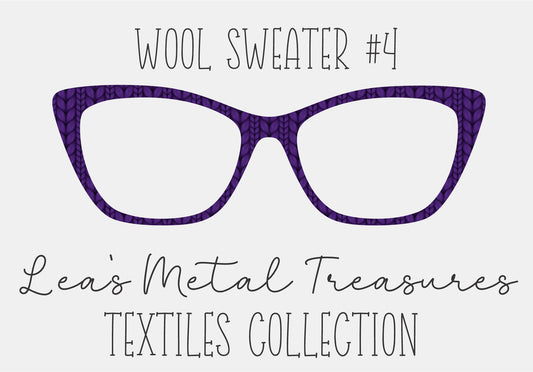 Wool Sweater #4 Eyewear Frame Toppers COMES WITH MAGNETS