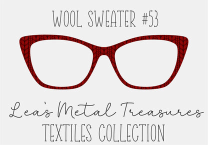 Wool Sweater #53 Eyewear Frame Toppers COMES WITH MAGNETS
