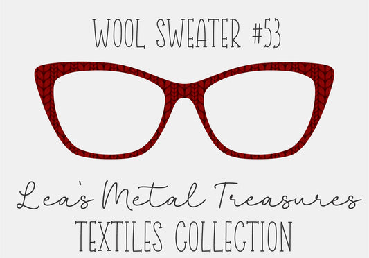 Wool Sweater #53 Eyewear Frame Toppers COMES WITH MAGNETS