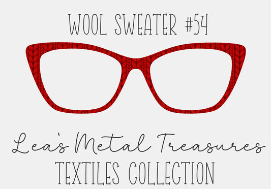 Wool Sweater #54 Eyewear Frame Toppers COMES WITH MAGNETS