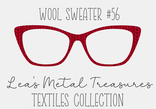 Wool Sweater #56 Eyewear Frame Toppers COMES WITH MAGNETS