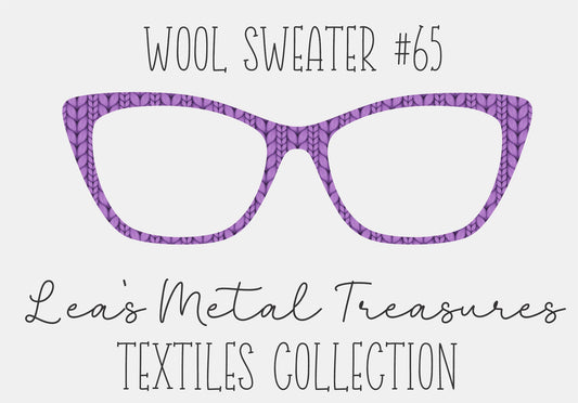 Wool Sweater #65 Eyewear Frame Toppers COMES WITH MAGNETS