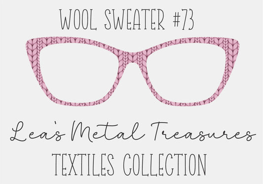 Wool Sweater #73 Eyewear Frame Toppers COMES WITH MAGNETS