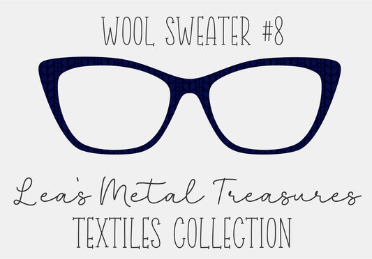 Wool Sweater #8 Eyewear Frame Toppers COMES WITH MAGNETS