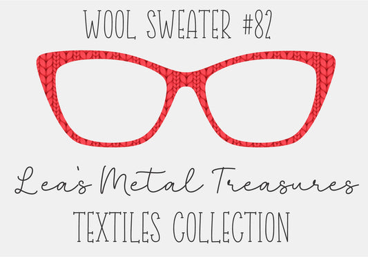 Wool Sweater #82 Eyewear Frame Toppers COMES WITH MAGNETS