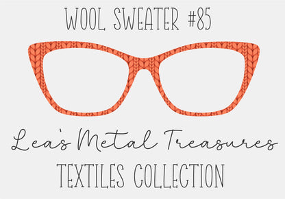 Wool Sweater #85 Eyewear Frame Toppers COMES WITH MAGNETS