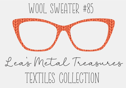 Wool Sweater #85 Eyewear Frame Toppers COMES WITH MAGNETS