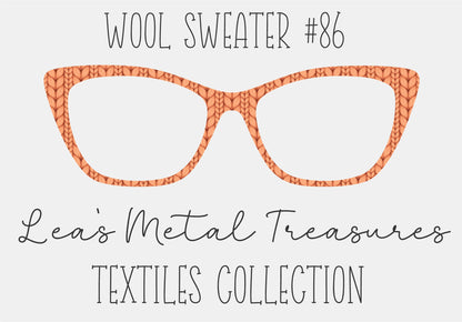 Wool Sweater #86 Eyewear Frame Toppers COMES WITH MAGNETS
