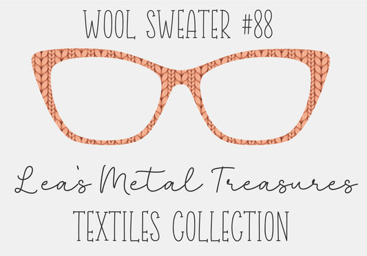 Wool Sweater #88 Eyewear Frame Toppers COMES WITH MAGNETS