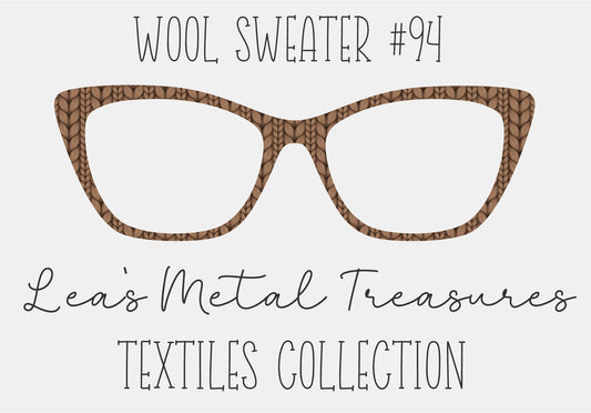 Wool Sweater #94 Eyewear Frame Toppers COMES WITH MAGNETS