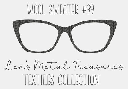 Wool Sweater #99 Eyewear Frame Toppers COMES WITH MAGNETS