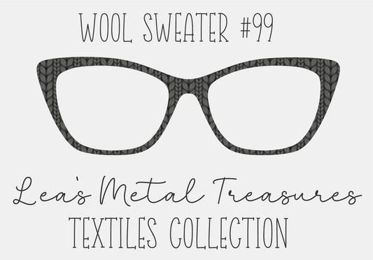 Wool Sweater #99 Eyewear Frame Toppers COMES WITH MAGNETS