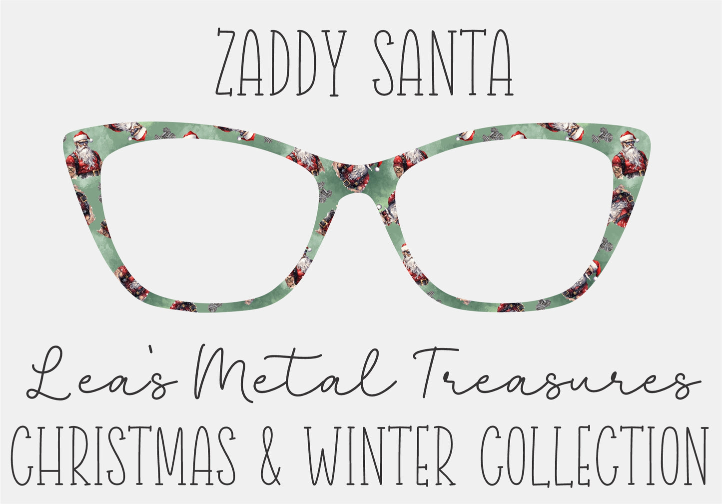 ZADDY SANTA Eyewear Frame Toppers COMES WITH MAGNETS