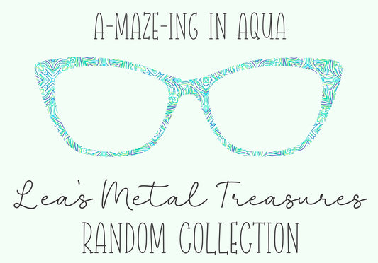 A-Maze-ing Aqua Eyewear Frame Toppers