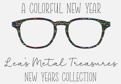 A Colorful New Year Eyewear Frame Toppers COMES WITH MAGNETS