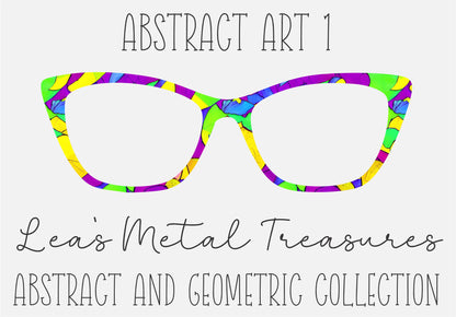 ABSTRACT ART 1 Eyewear Frame Toppers COMES WITH MAGNETS