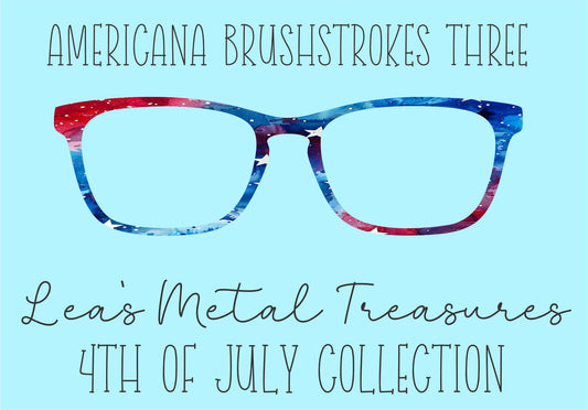 Americana Brushstrokes 3 Eyewear Frame Toppers