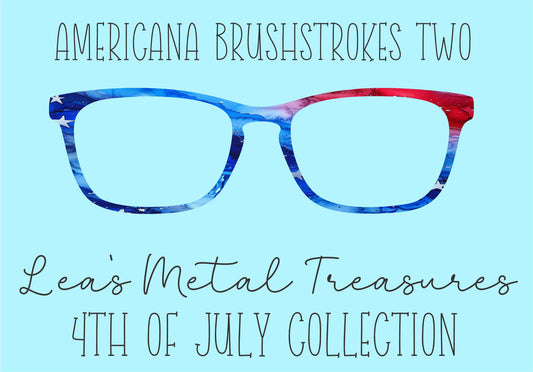 Americana Brushstrokes 2 Eyewear Frame Toppers