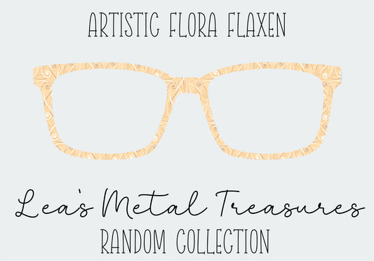 Artistic Flora Flaxen Eyewear Frame Toppers
