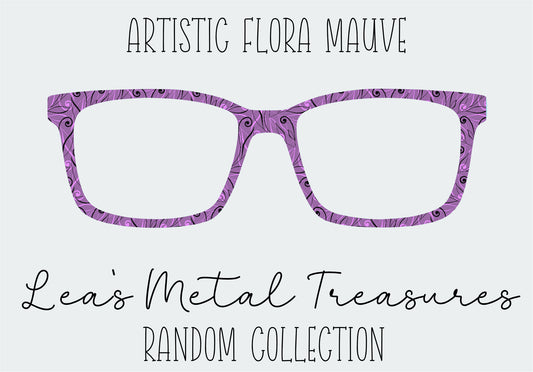 Artistic Flora Mauve Eyewear Frame Toppers