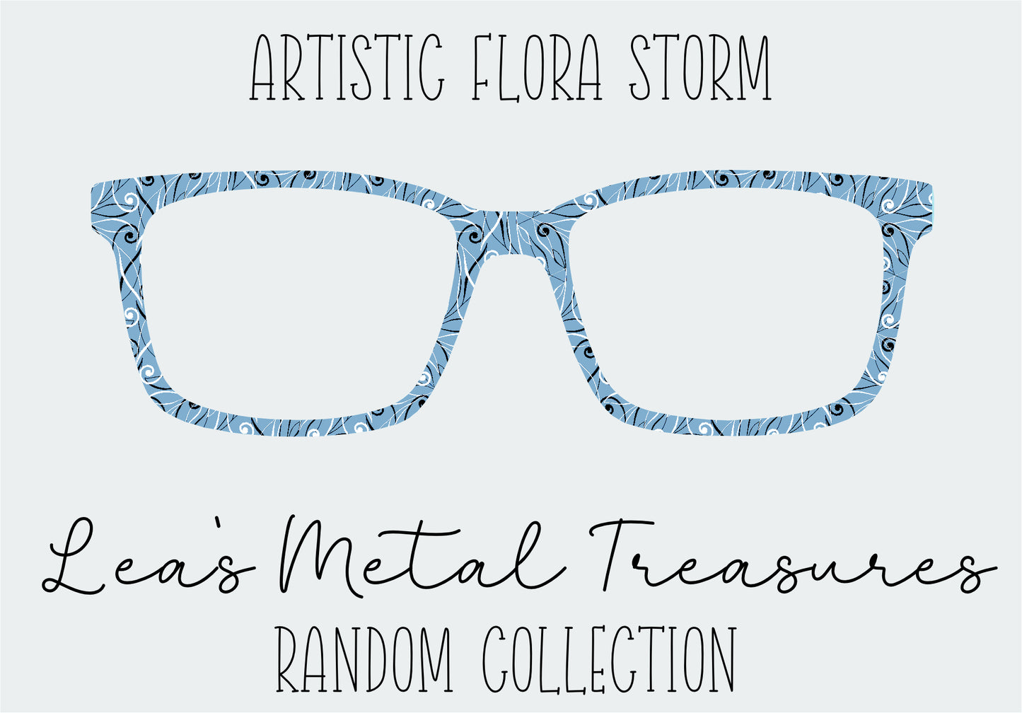 Artistic Flora Storm Eyewear Frame Toppers