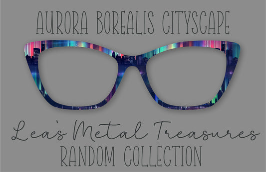 Aurora Borealis Cityscape Eyewear Frame Toppers Comes WITH MAGNETS