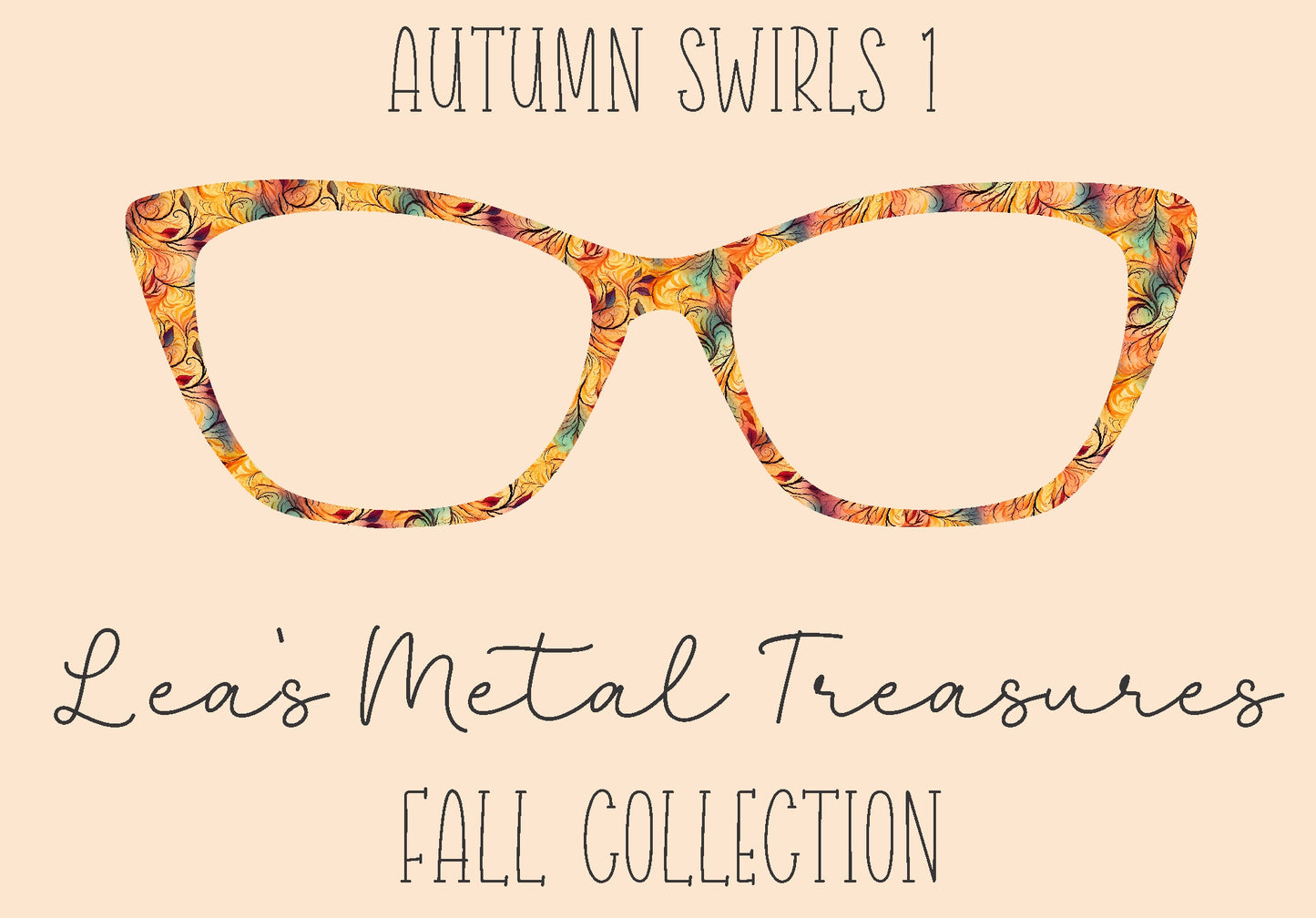 Autumn Swirls 1 Eyewear Frame Toppers