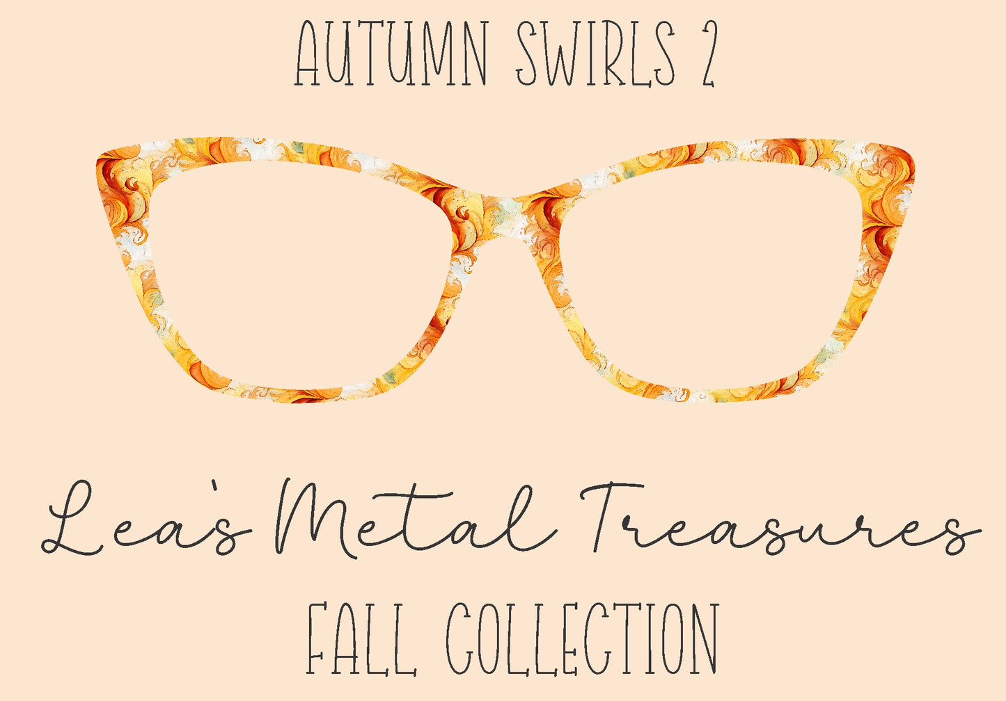 Autumn Swirls 2 Eyewear Frame Toppers