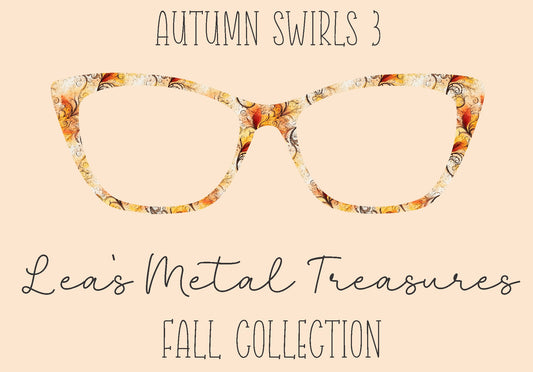 Autumn Swirls 3 Eyewear Frame Toppers