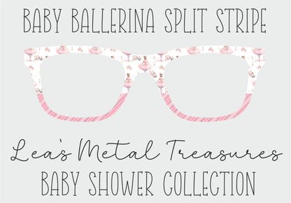 Baby Ballerina Split Stripe Topper COMES WITH MAGNETS