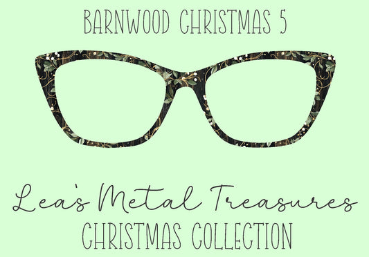 Barn wood Christmas 5 Eyewear Frame Toppers